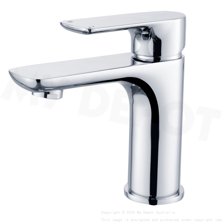 Chrome Bathroom Basin Sink Short Mixer Tap