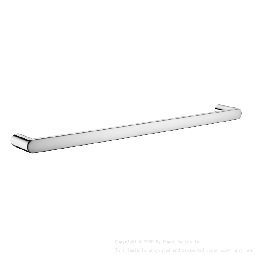 Dove Single Towel Rail Chrome