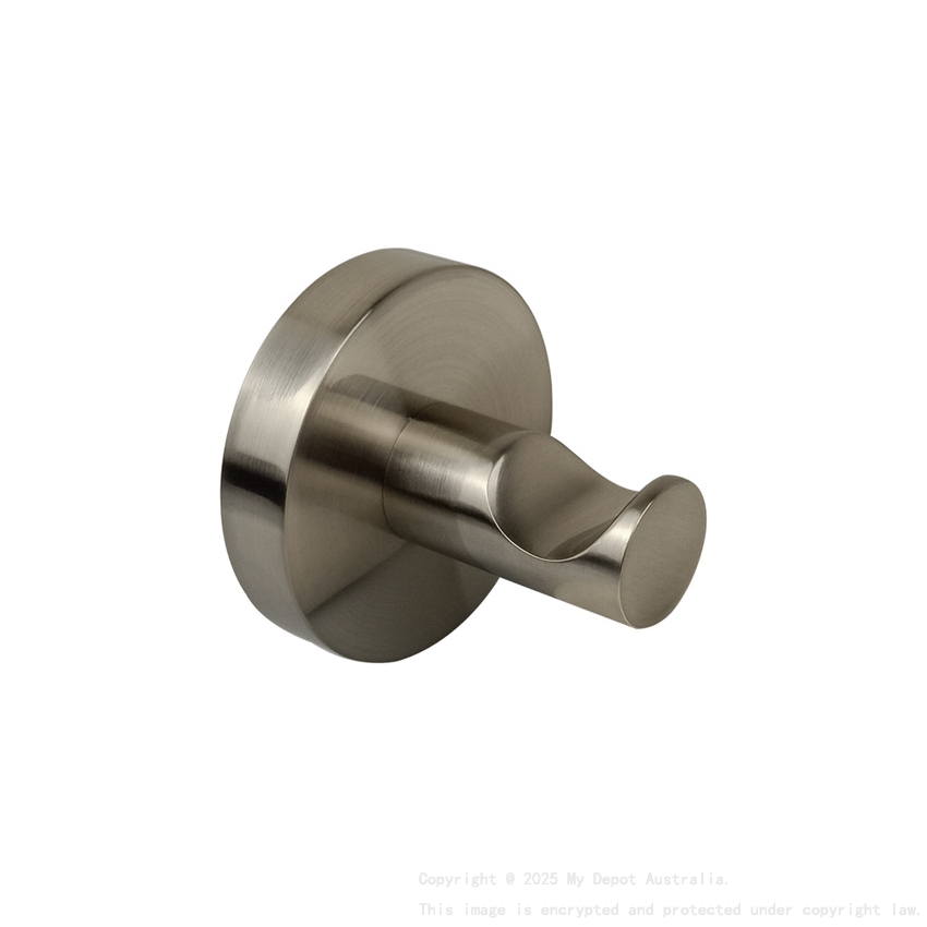 Otus Round Robe Hook Brushed Nickel