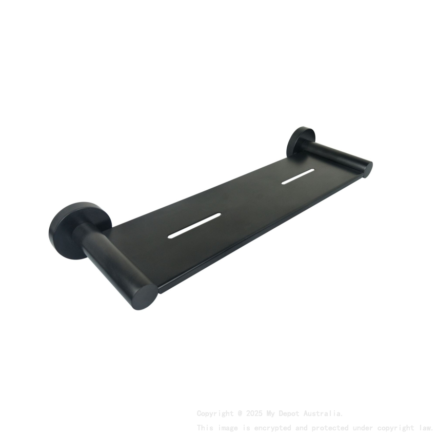 Otus Round Metal Shelf Matt Black