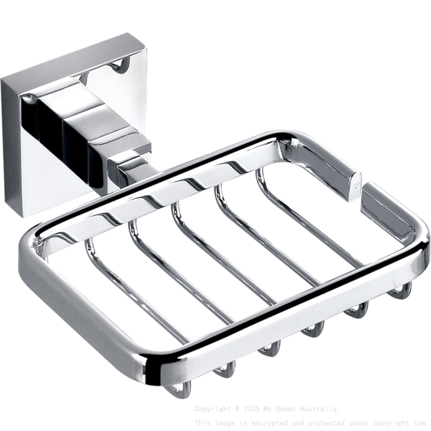 Sara Wire Soap Basket Chrome