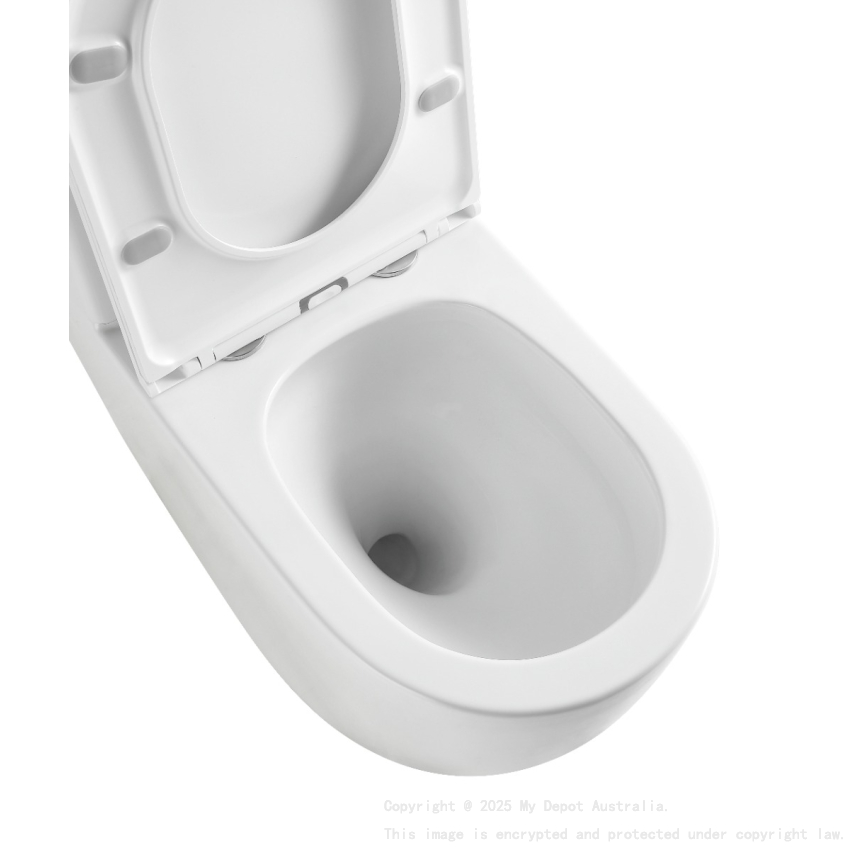 650*390*850mm Procida Tornado Rimless Toilet Suite
