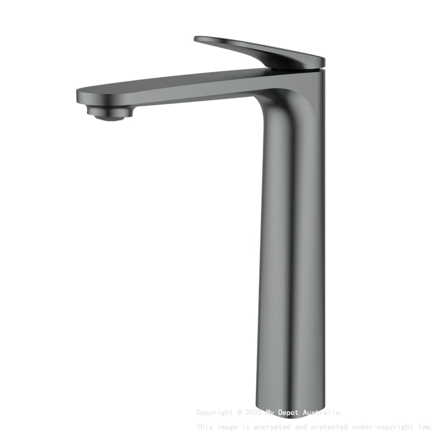 Sulu II High Rise Basin Mixer Gun Metal