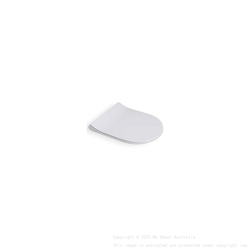 Gloss White Slim Uf Seat Compatible With Hani,Pani,Vera,Moi,Toi,Zara99,Zara66,Raul99, Raul66
