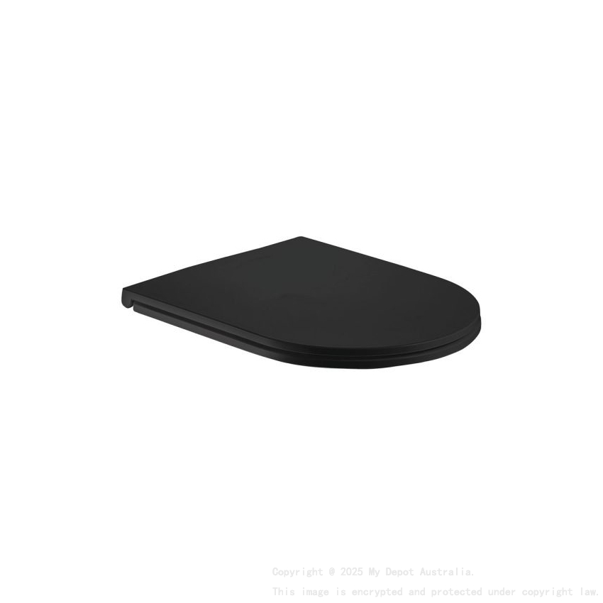 Matt Black Slim Uf Seat Compatible With Hani,Pani,Vera,Moi,Toi,Zara99,Zara66,Raul99, Raul66.