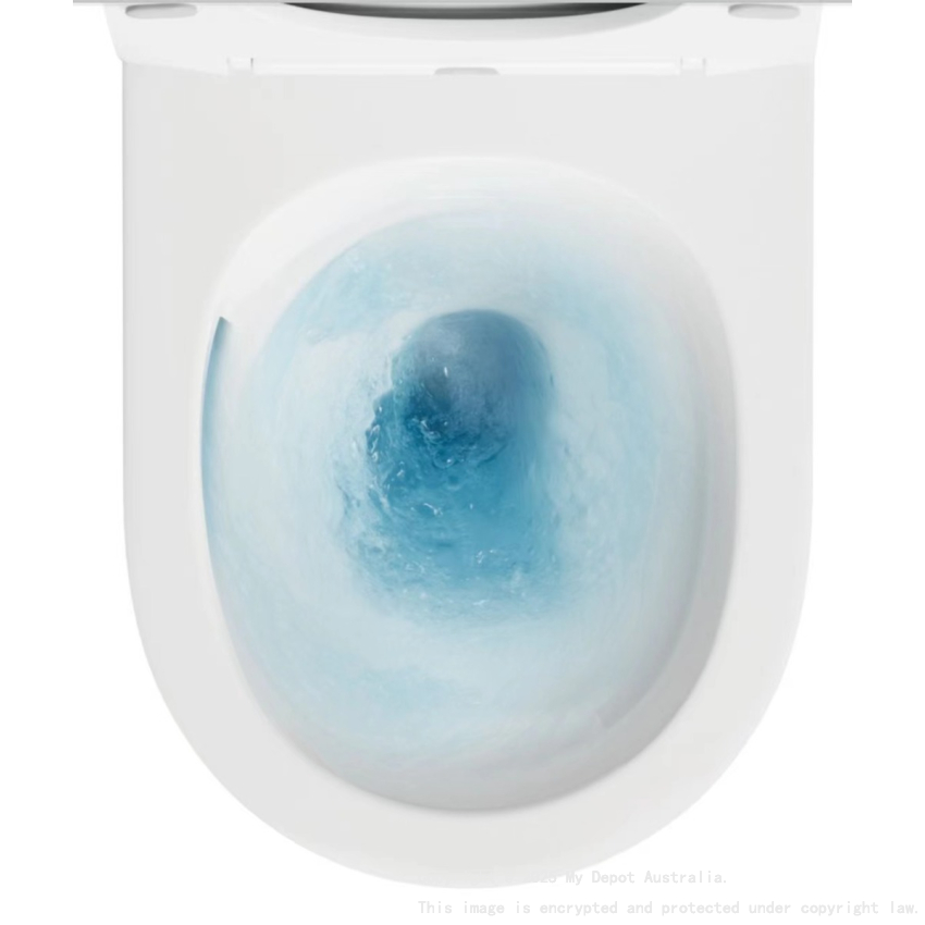 545*360*140mm Gloss White Acadia Tornado Rimless Wall Faced Floor Pan