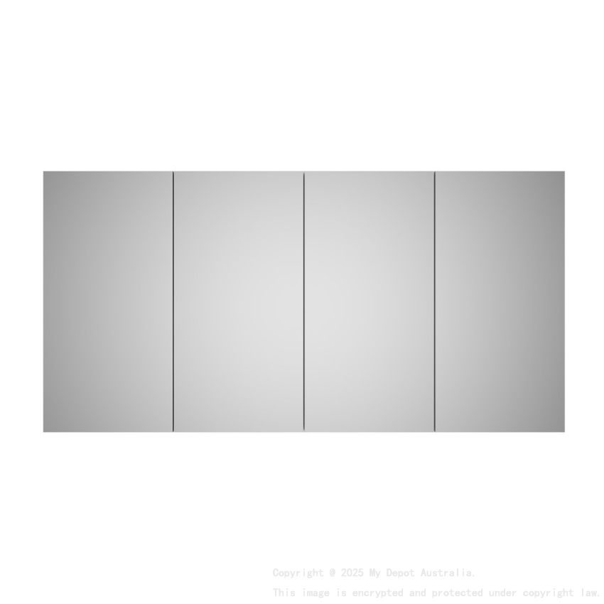 1500*155*750mm Alpha PVC Shaving Cabinets