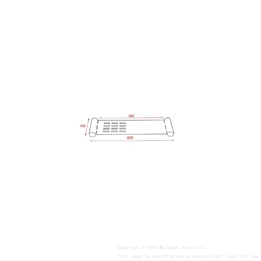 Esperia Gun Metal Grey Towel Shelf