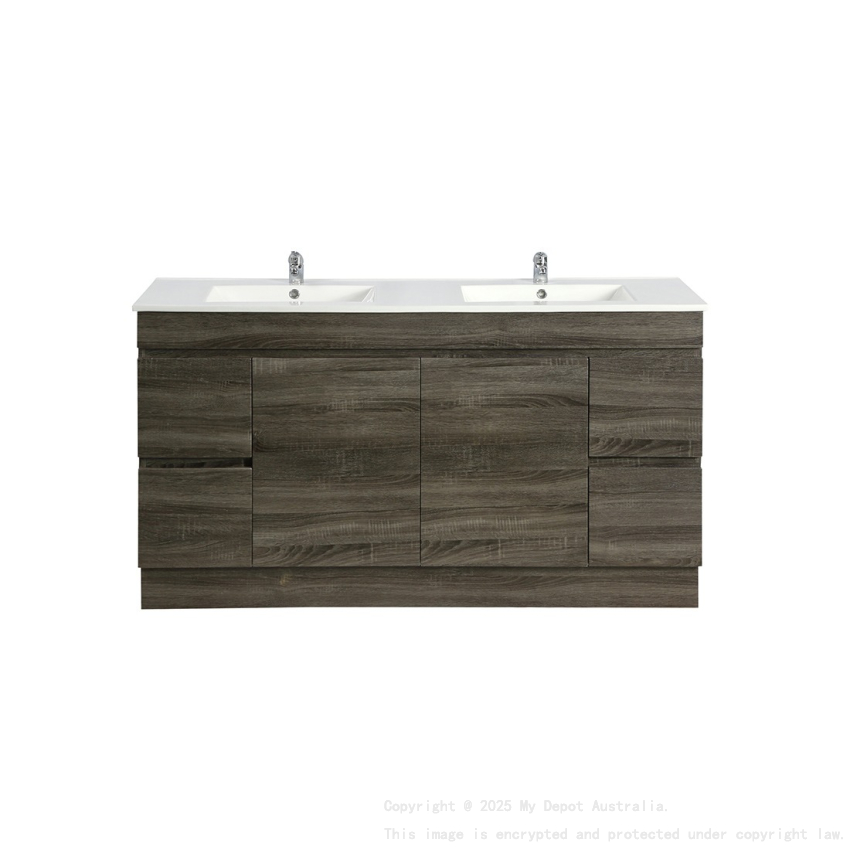 1500mm Dark Grey MDF Vanity Kickboard 