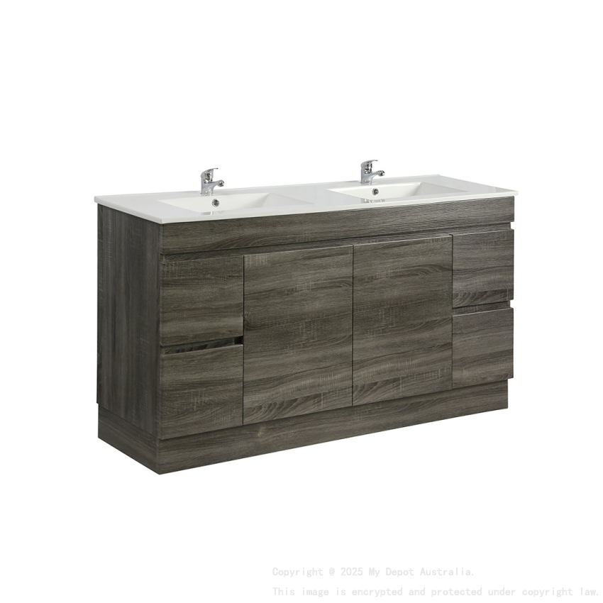 1500mm Dark Grey MDF Vanity Kickboard 