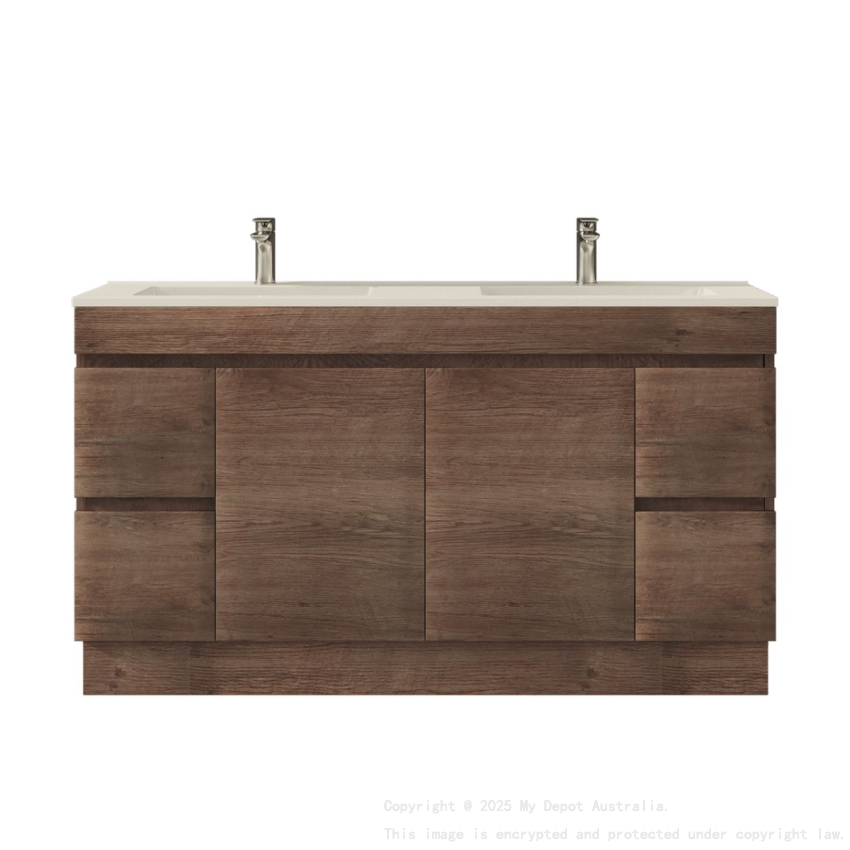 1500mm Dark Oak MDF Vanity Kickboard 