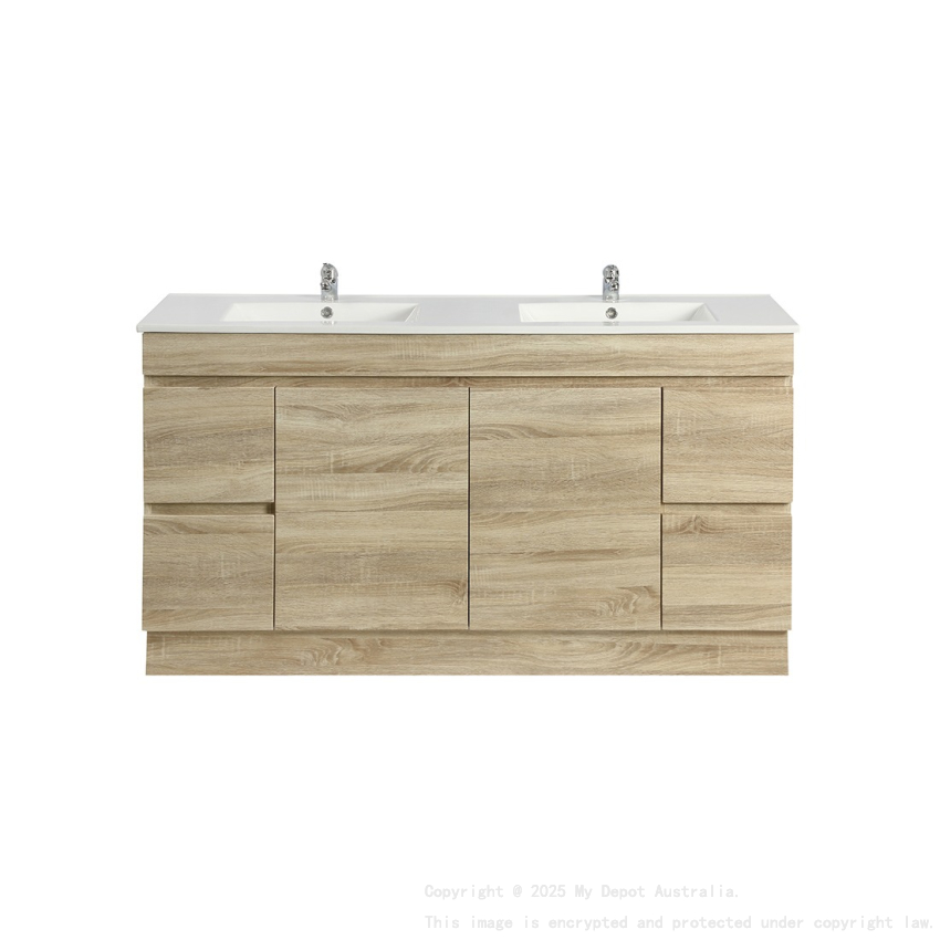 1500mm White Oak MDF Vanity Kickboard 