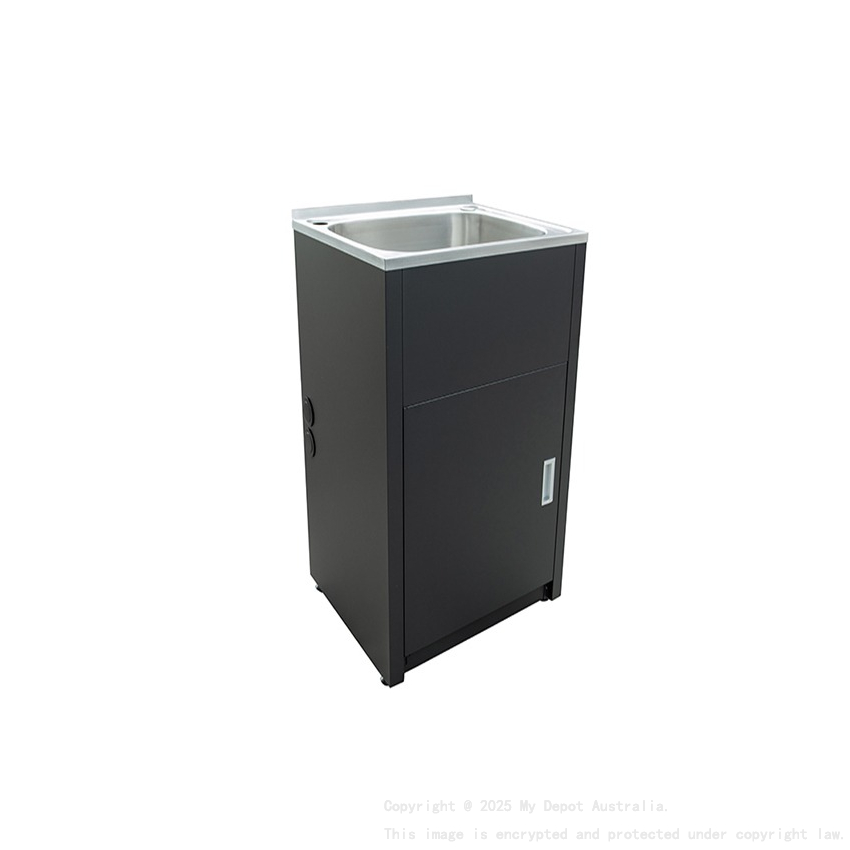455W X560Dx870Hmm 36 Litre Compact Laundry Tub&Cabinet