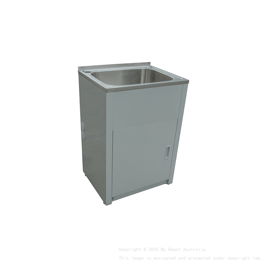 610Wx510Dx870Hmm 45 Litre Laundry Tub&Cabinet