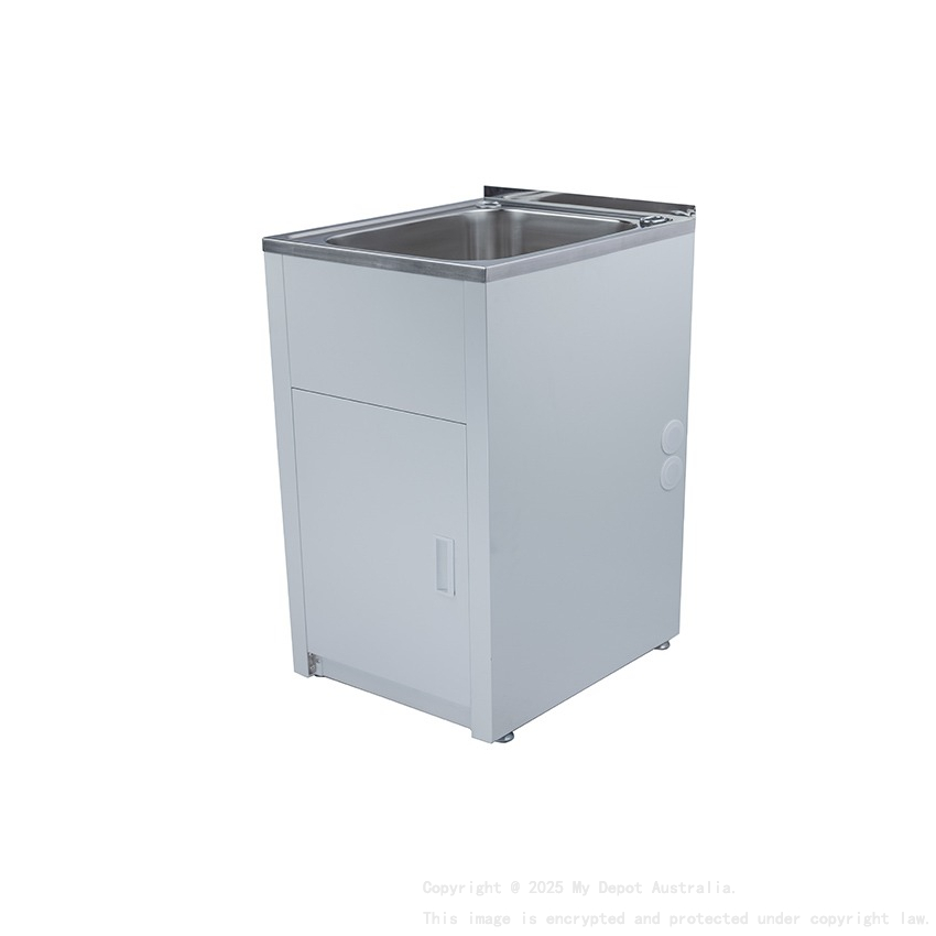510Wx610Dx870Hmm 45 Litre Laundry Tub&Cabinet