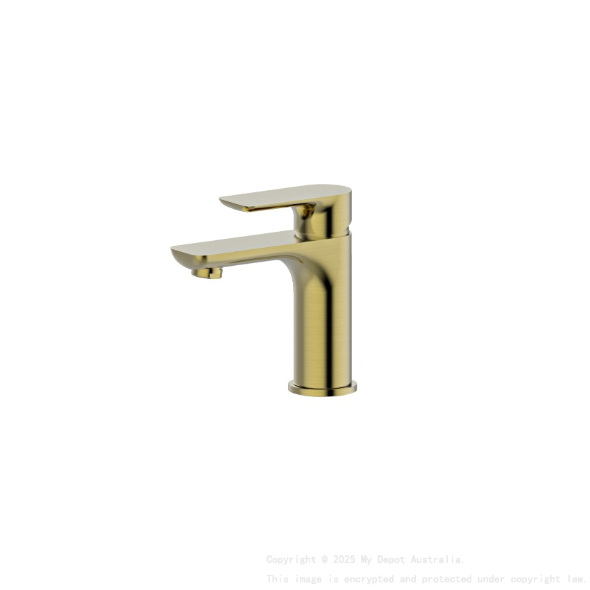 Luxus Basin Mixer Burshed Gold