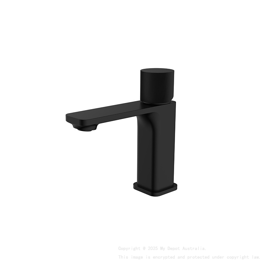 Qi Kasten Basin Mixer Matte Black