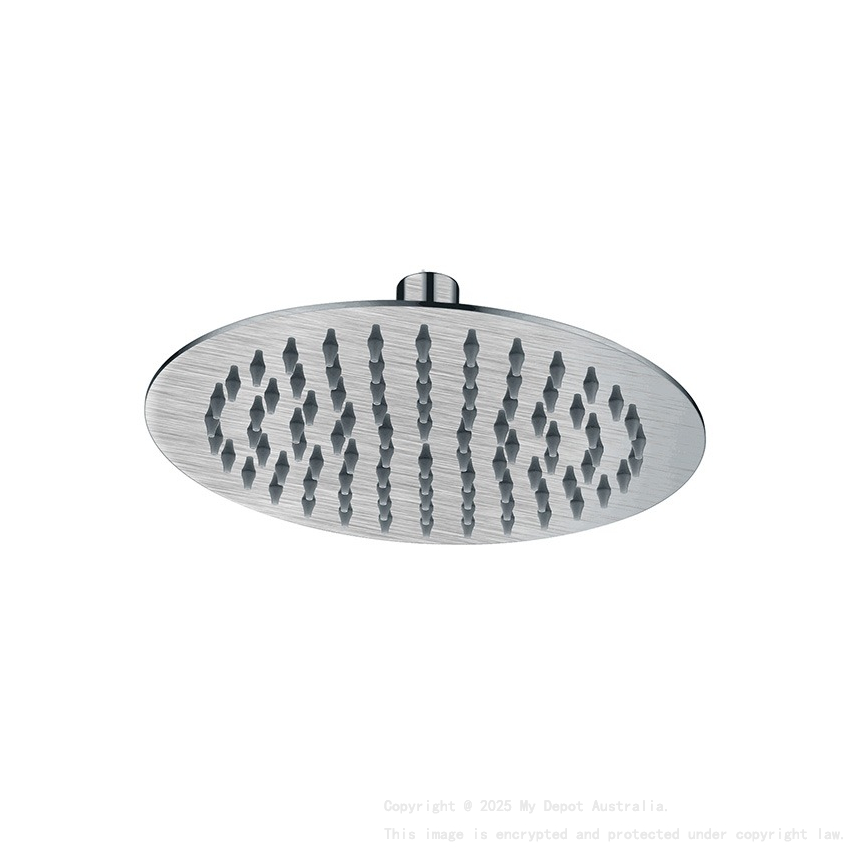 Round Rain Shower Head 250mm Brushed Nickel