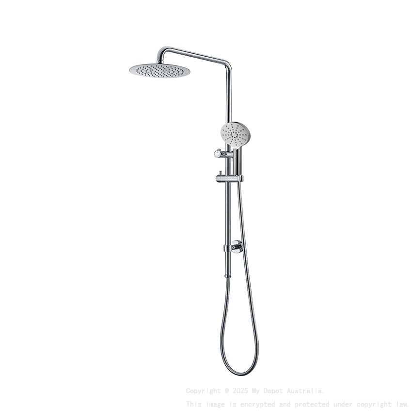 Rund Chrome Sliding Railwith 3 Spray Function Hand Shower
