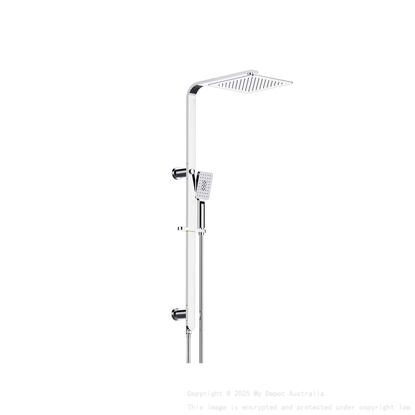 Luxus Chrome Sliding Railwith 3 Spray Function Hand Shower