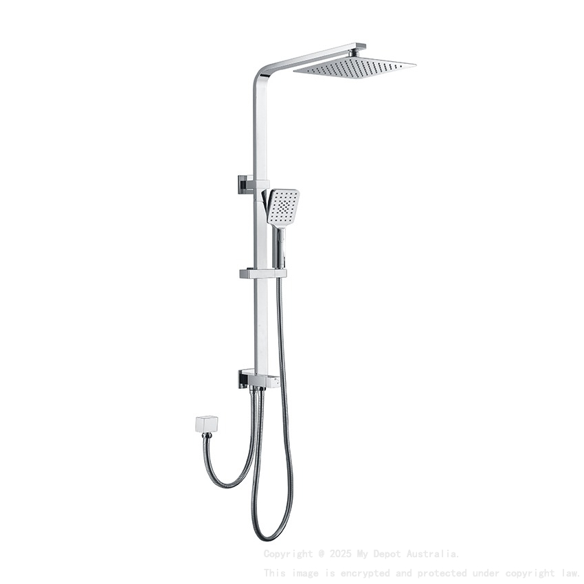 Eckg Matte Black Sliding Rail With 3 Spray Function Hand Shower