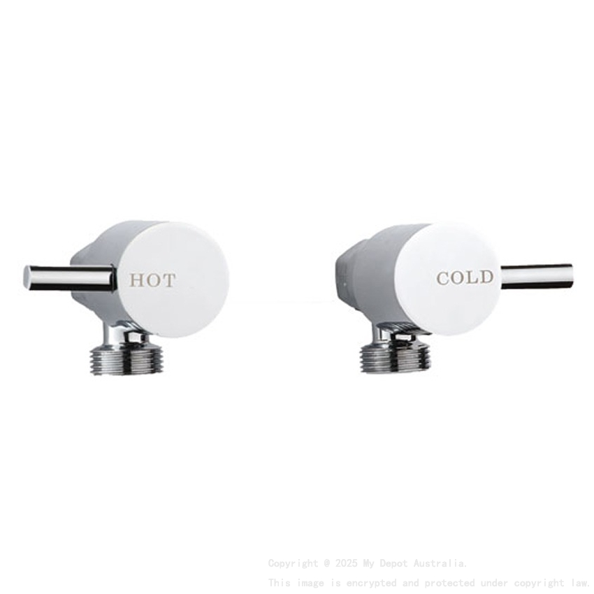 Rund Premium Dr Brass Washing Matchine Set Quarter Turn Chrome