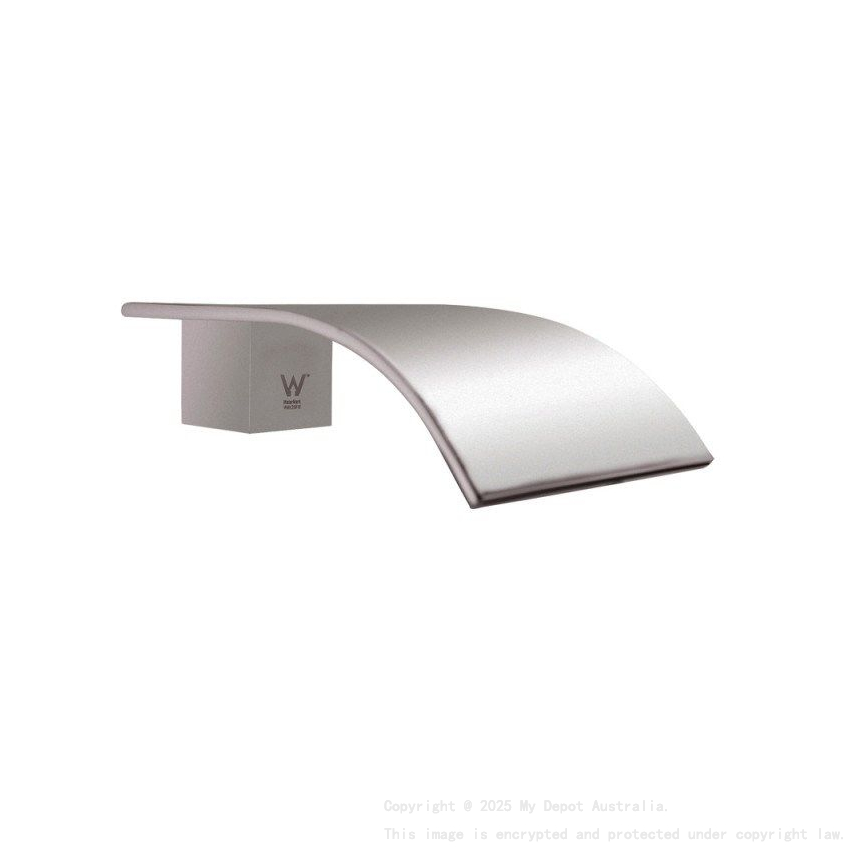 Brushed Nickel Waterfall Bathtub/Basin Wall Spout