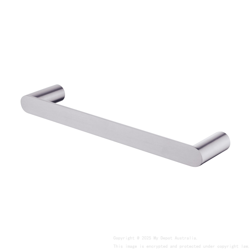 Brushed Nickel Towel Rail 300mm