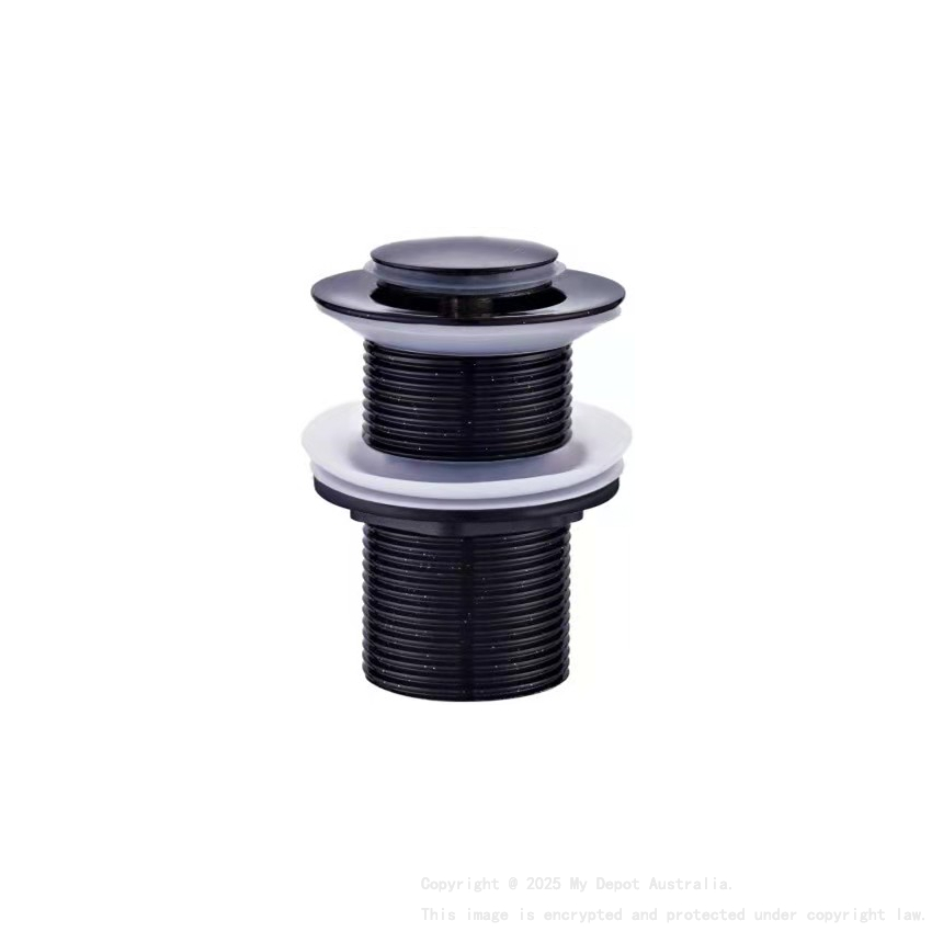 Pop-up waste 32mm, no O/F Matt Black