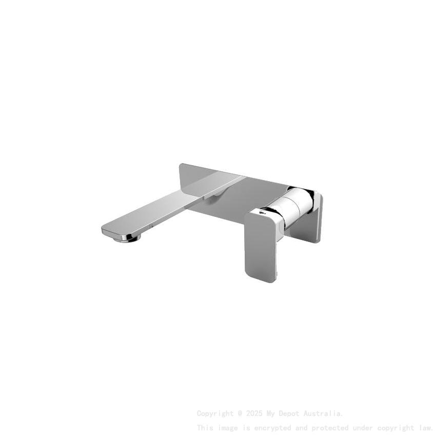 IVANO Series Chrome Bathtub/Basin Wall Mixer With Spout