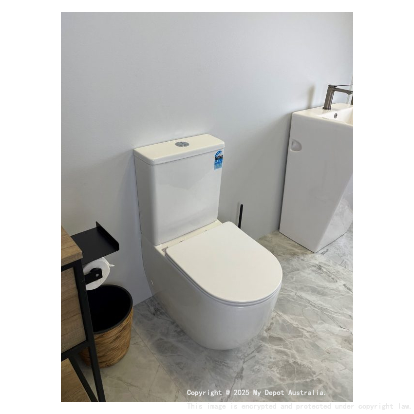 Cera Back To Wall Toilet Suite With Slim Uf Seat Cover(620*380*825) With Cistern T3