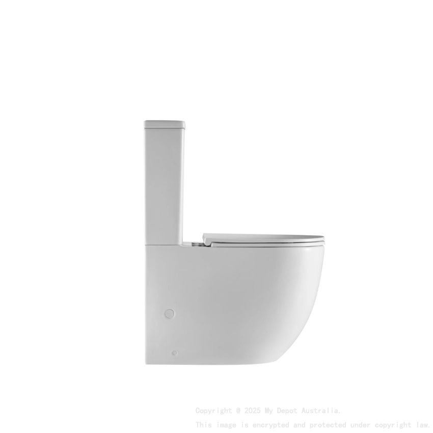DIANA Gloss White Back To Wall Toilet Suite