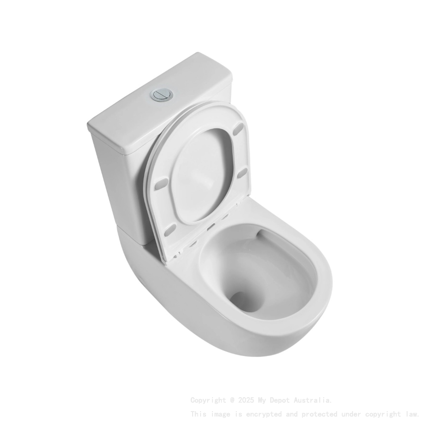 DIANA Gloss White Back To Wall Toilet Suite