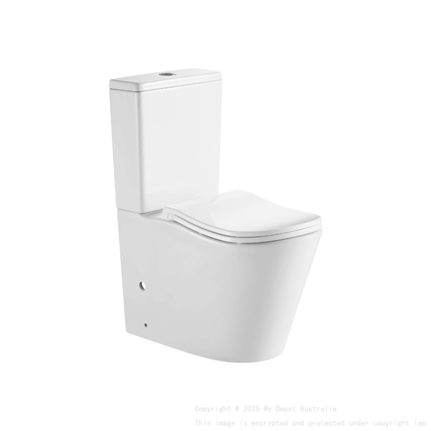FIFA Gloss White Back To Wall Toilet Suite