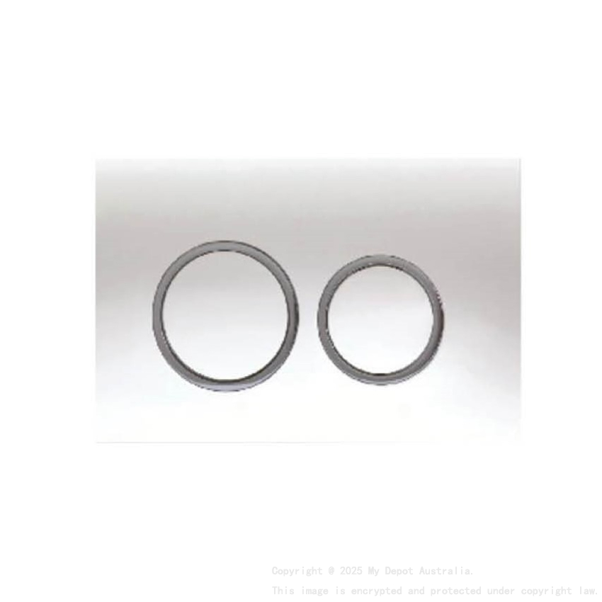 ABS Round Push Plate Chrome