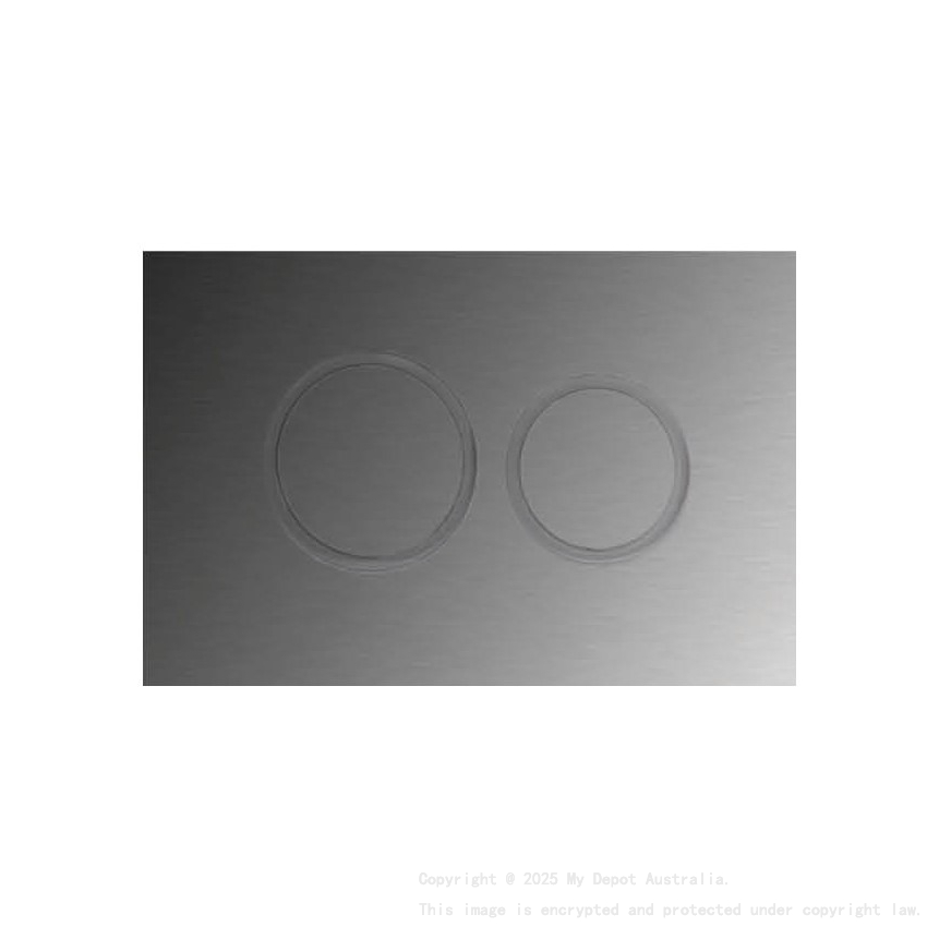 Stainless Steel Round Push Plate Gun Metal