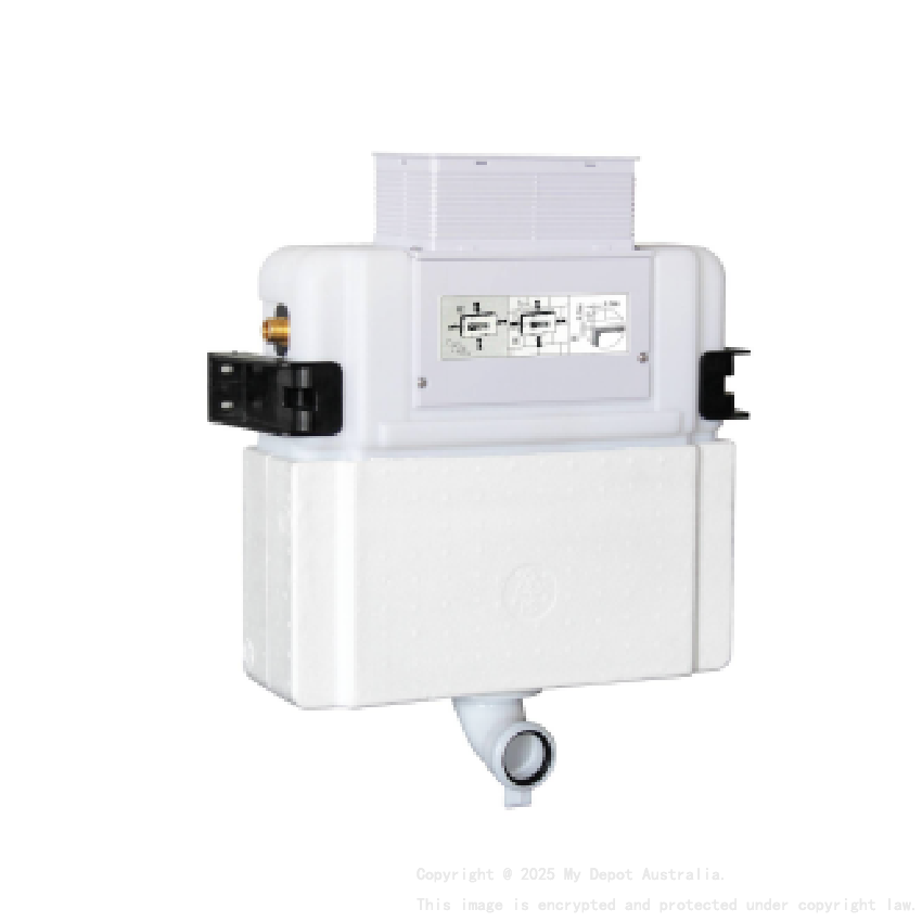 Frameless Low Height In Wall Cistern For Wall Faced Pan