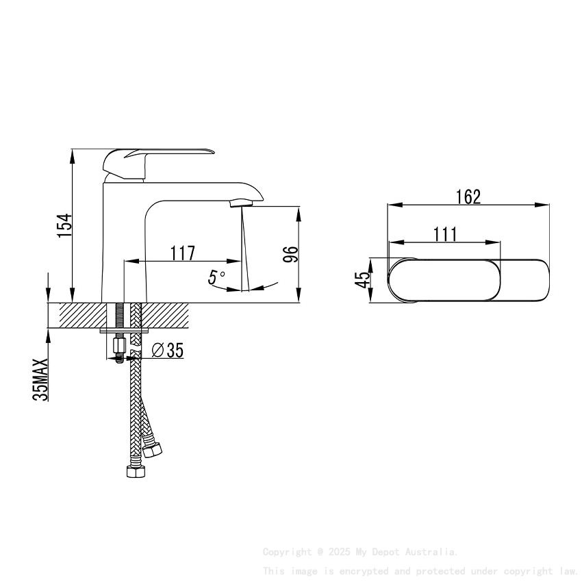 Kara Basin Mixer Brushed Nickel