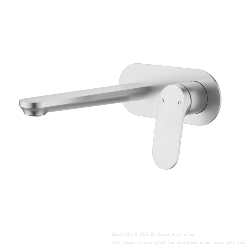 Sulu II Wall Basin Mixer Trim Kits Brushed Nickel