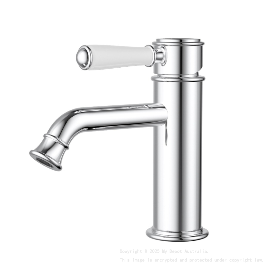 Clasico New Basin Mixer Ceramic Handle Chrome