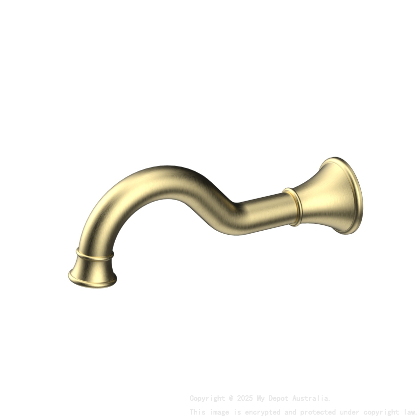 Clasico Spout in Brushed Gold