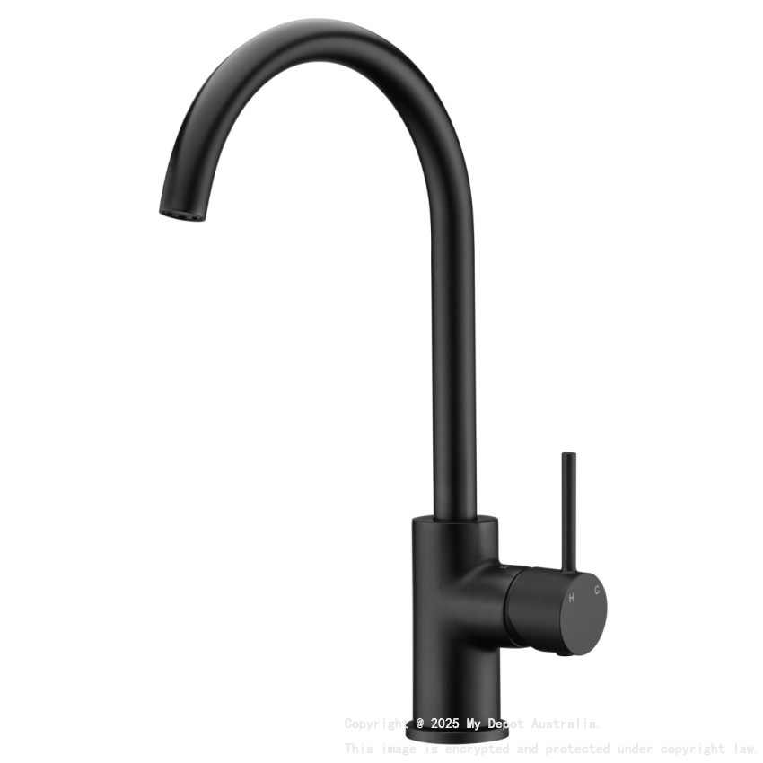 Hali Sink Mixer Matt Black
