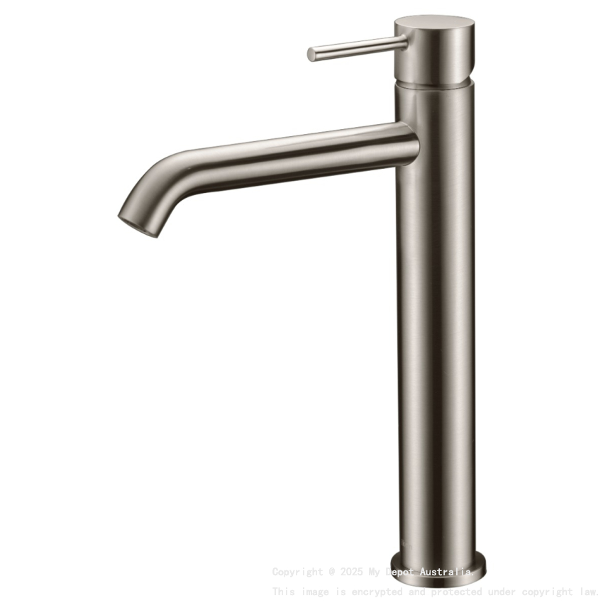 Hali High Rise Basin mixer Brushed Nickel