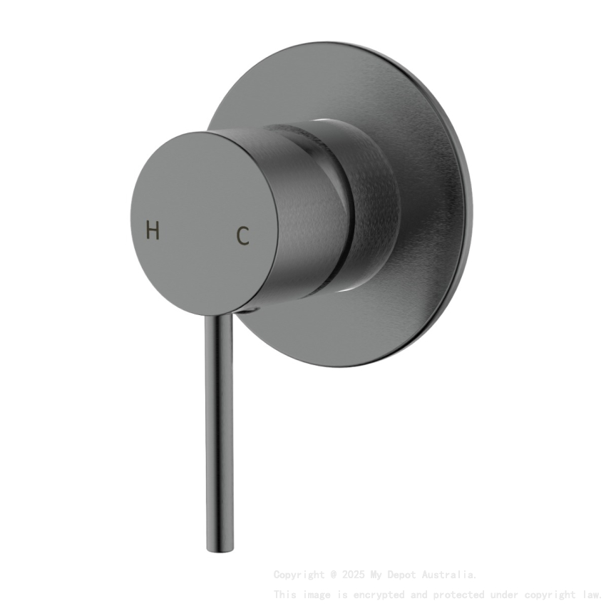 Hali Wall Mixer Gunmetal