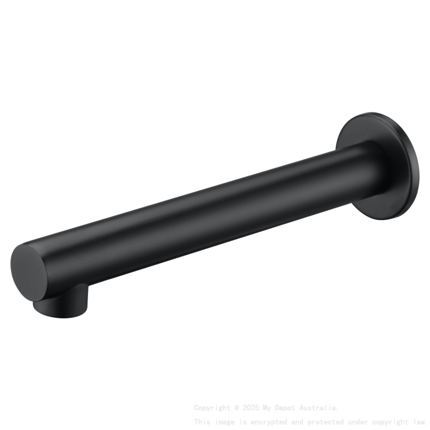 Hali Bath Spout Matt Black