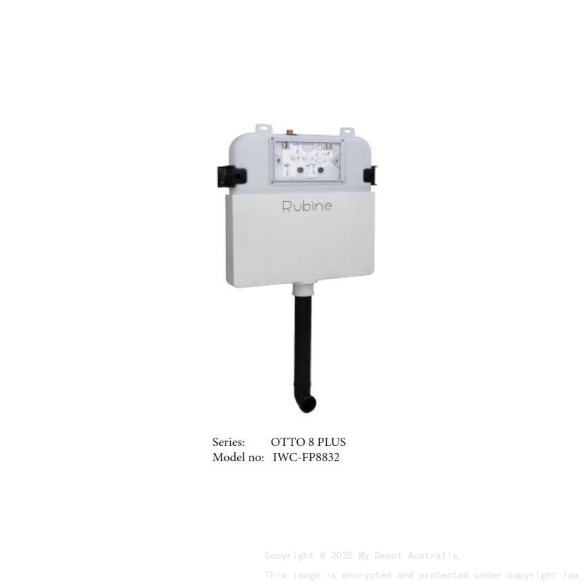 Floor Pan Concealed 80mm Cistern