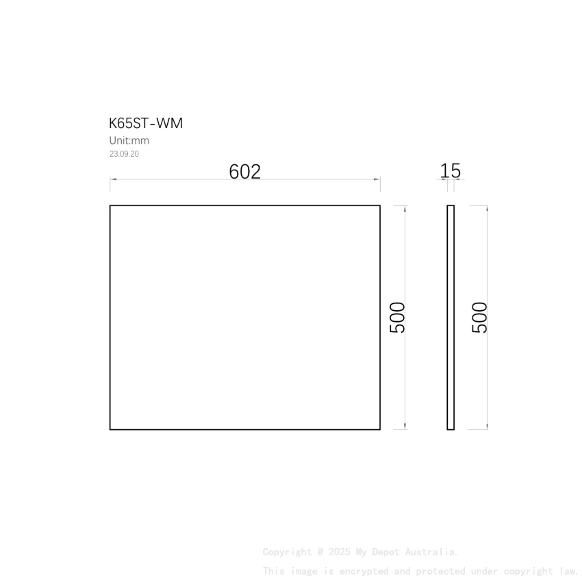 600mm White Marble Look Sintered Stone Top Matte Finish Benchtop