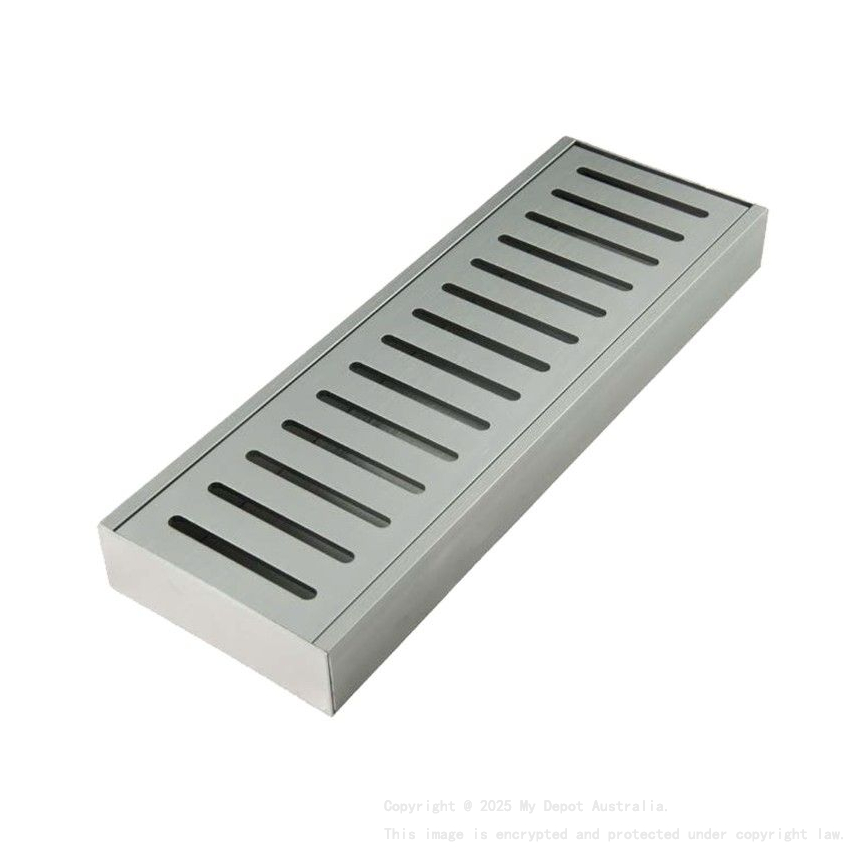 300-5600mm Lauxes Aluminium Standard Floor Grate Drain Any Size Indoor Outdoor