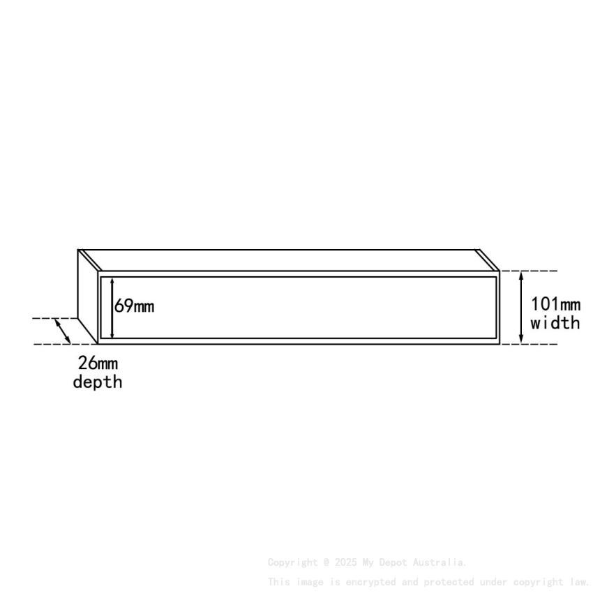 300-5600mm Lauxes Black Aluminium Slimline Tile Insert Floor Grate Drain Any Size Indoor
