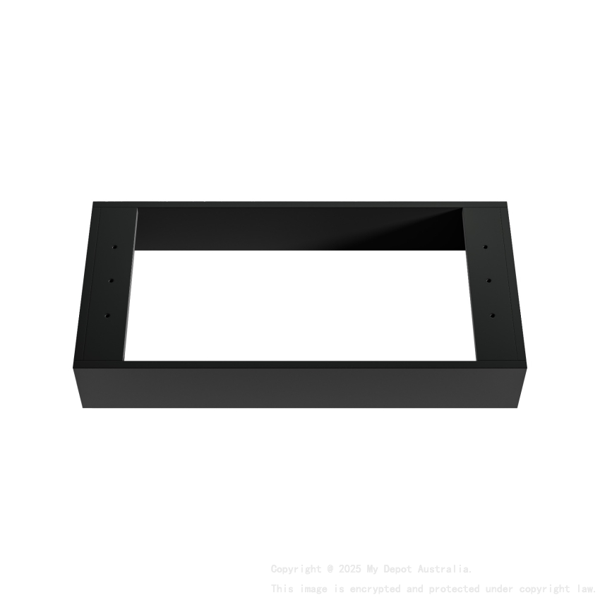 890X435X150 Matte Black Kickboard
